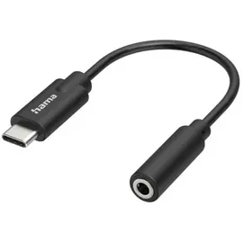 Hama USB-C-Adapter - 3,5-mm-Klinke-Buchse 1m (00200318)