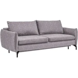 Novel Z2 Schlafsofa Midori, Grau , Textil , Füllung: Schaumstoff 224x89x105 cm Stoffauswahl Kinder- , B/H/T ca. 224,00x89,00x105,00