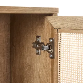 Beliani Bad-Wandschrank 40 cm Hellbraun