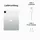 Apple iPad Pro 12,9" (6. Generation 2022) 128 GB Wi-Fi silber
