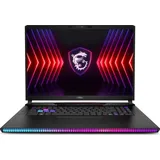 MSI Raider GE78 HX Gaming Laptop, 17,0" QHD+ 240Hz, Intel Core i9-14900HX, 32 GB, 2000 GB, DE), Notebook, Schwarz