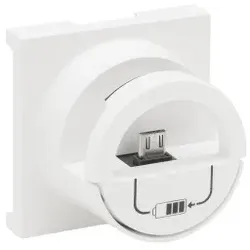 Legrand 864125 Niloe Step Abdeckung Micro-USB Farbe: Ultraweiß 1