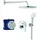 Grohe Eurosmart Duschsystem Unterputz Silber 25288000