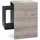 Vladon Nachtschrank Queens 60 x 63 x 36 cm Braun
