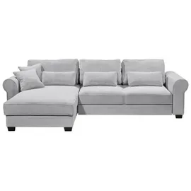 ed exciting design Eckcouch Polyester 3-Sitzer Grau