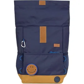 Lässig Kinderrucksack mit Brustgurt Freizeitrucksack wasserabweisend, 15 Liter/Medium Rolltop Backpack navy