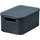 Curver Korb mit Deckel Rattan Style S grau