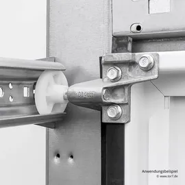 Hörmann Rollenhalter mit Laufrolle und Puffer,