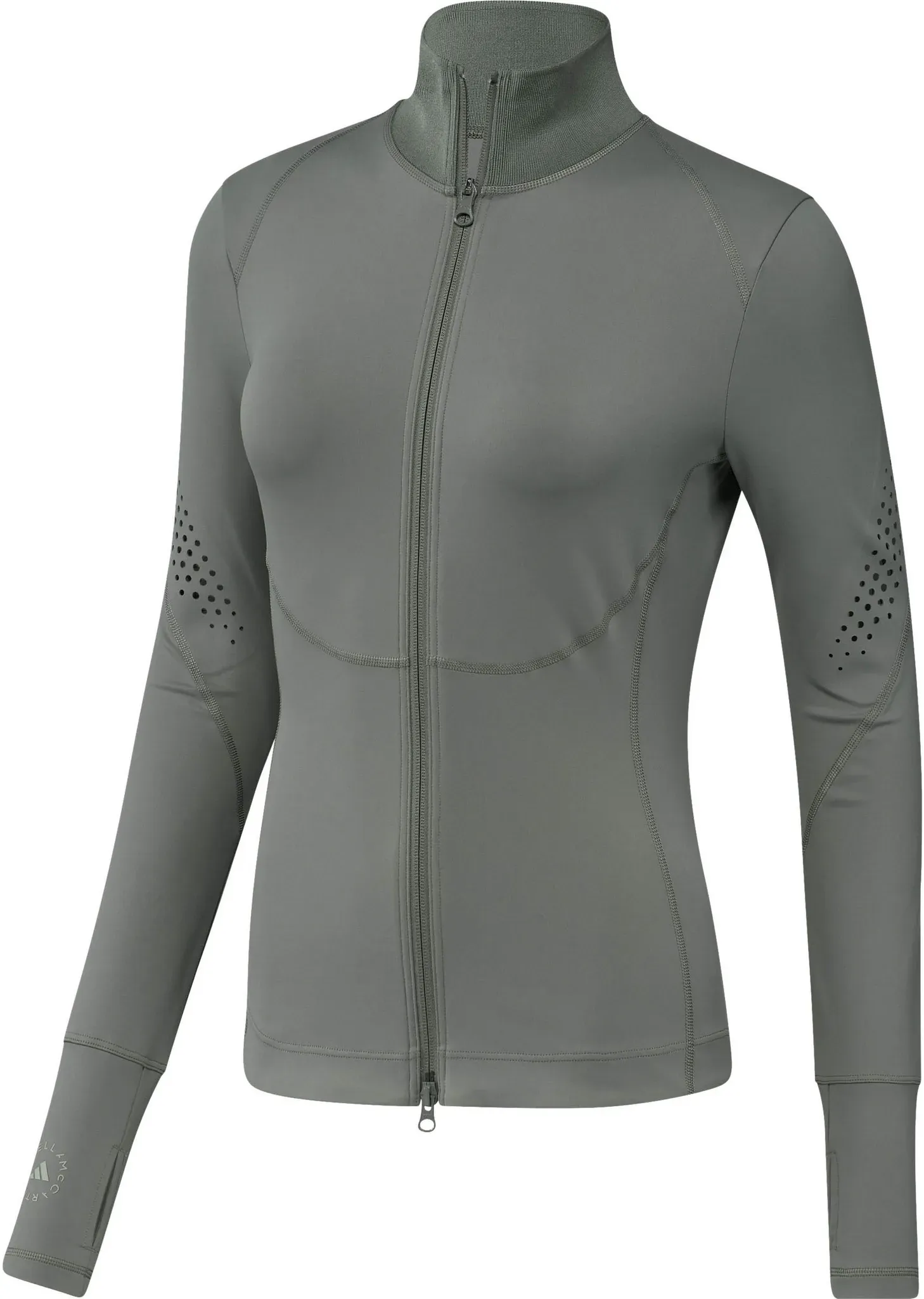 adidas STELLA MCCARTNEY Funktionsjacke Damen in stogrn, Größe XS - grün