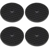 Briny River Gummi-Pads für Wagenheber, Gummiplatte, 95 mm, kompatibel mit Hebebühnen und Wagenhebern, 4 Stück
