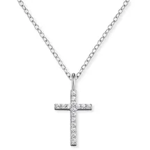 Engelsrufer Kette mit Anhänger Kreuz Silber