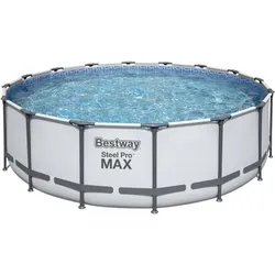 Bestway Frame Pool Steel Pro Komplettset457x122cm EINHEITSGRÖSSE