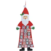 Davartis Adventskalender Nikolaus zum Hängen aus Filz 44x120 cm