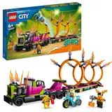 LEGO City Stunttruck mit Feuerreifen-Challenge