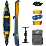 Campsup Aqua Marina kajak aufblasbar | Inflatable 3 Personen Kayak Tomahawk AIR-C 2024 | 478x88 cm | Technologie: Drop Stitch