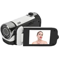 Asixxsix 1080P-Digitalkamera für Kinder,16facher Digitalzoom, Kinderkamera, Videokamera, 16 MP Vlogging-Kamera mit 2,4Zoll-drehbarem Bildschirm, Selfies, Anti-Shake, Fülllicht, für