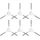 bundiglassware Stück) Seitenbürsten Ersatzteile Kompatibel mit Dreametech L10s Ultra/L10s/L10 Ultra/L20 Ultra/L30 Ultra/S10 PRO/S10 PLUS X10 Robotic Vakuum E...
