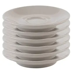6 APS Untertassen Snug Espresso grau