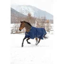 Bucas Irish Turnout 300g 140cm Navy/Gold
