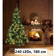 Infactory Künstlicher Weihnachtsbaum grün 180 cm