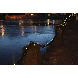 Best Season LED Lichterkette 10 m Schwarz warmweiß