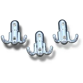 MS Beschläge Garderobenhaken WP12 Schwarz matt