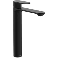 Schütte Waschtischarmatur Schwarz, Metall, 4.5x28.5x20 cm, flexible Anschlussschläuche, Keramikkartusche,