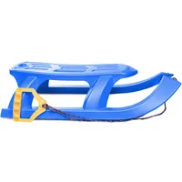 Ondis24 Kinderschlitten Rennrodel Bob Arrow mit Metallkufen blau