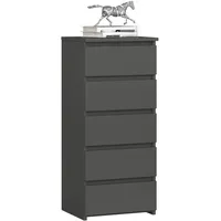 Akord Kommode Akord CL5 40 x 92 x 35 cm Graphitgrau