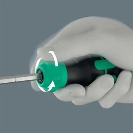 WERA Kraftform Kompakt 25 RA-R Bit-Schraubendreher 6-tlg. mit Tasche