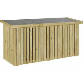 vidaXL Gartenlagerbox mit Speicher 119 x 44 x 58,5 cm Braun