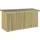 vidaXL Gartenlagerbox mit Speicher 119 x 44 x 58,5 cm Braun