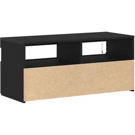 vidaXL TV-Schränk Schwarz 90 x 35 x 40 cm Holzwerkstoff