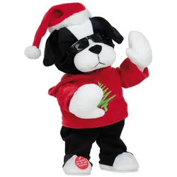 Weihnachtsfigur, Bewegung und Musik, Hund