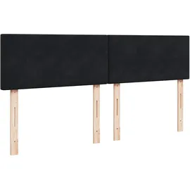 vidaXL Boxspringbett 180 x 200 cm Schwarz
