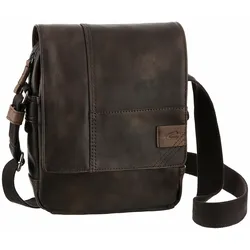 Umhängetasche »Laos«, praktisch funktionaler Alltagsbegleiter mit vielen sportlichen Details, Gr. B/H/T: 21 cm x 37 cm x 7 cm, Braun, , 152277-0
