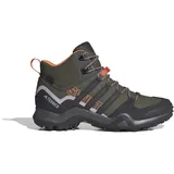 Adidas Damen Terrex Swift R2 Mid Gore-TEX Hiking Shoes Wanderschuhe, Olive strata/Aurora Black/Amber Tint, 42 EU