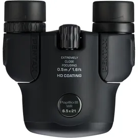 Pentax Fernglas Papilio III 6,5x21 WR schwarz