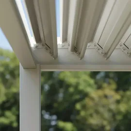 pergoline Pavillon 300 x 300 cm weiß
