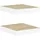 vidaXL Wandregal 23 x 23,5 x 3,8 cm Eichen-Optik und Weiß