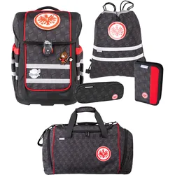 McNeill Schulranzenset 5tlg. + Sporttasche Ergo COMPACTO - EINTRACHT FRANKFURT Koffer24