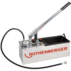 ROTHENBERGER Prüfpumpe RP 50S Inox, manuell, korrosionsbeständig, bis 60 bar