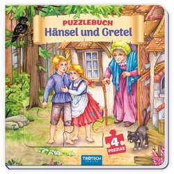 Trötsch Pappenbuch Puzzlebuch Hänsel und Gretel