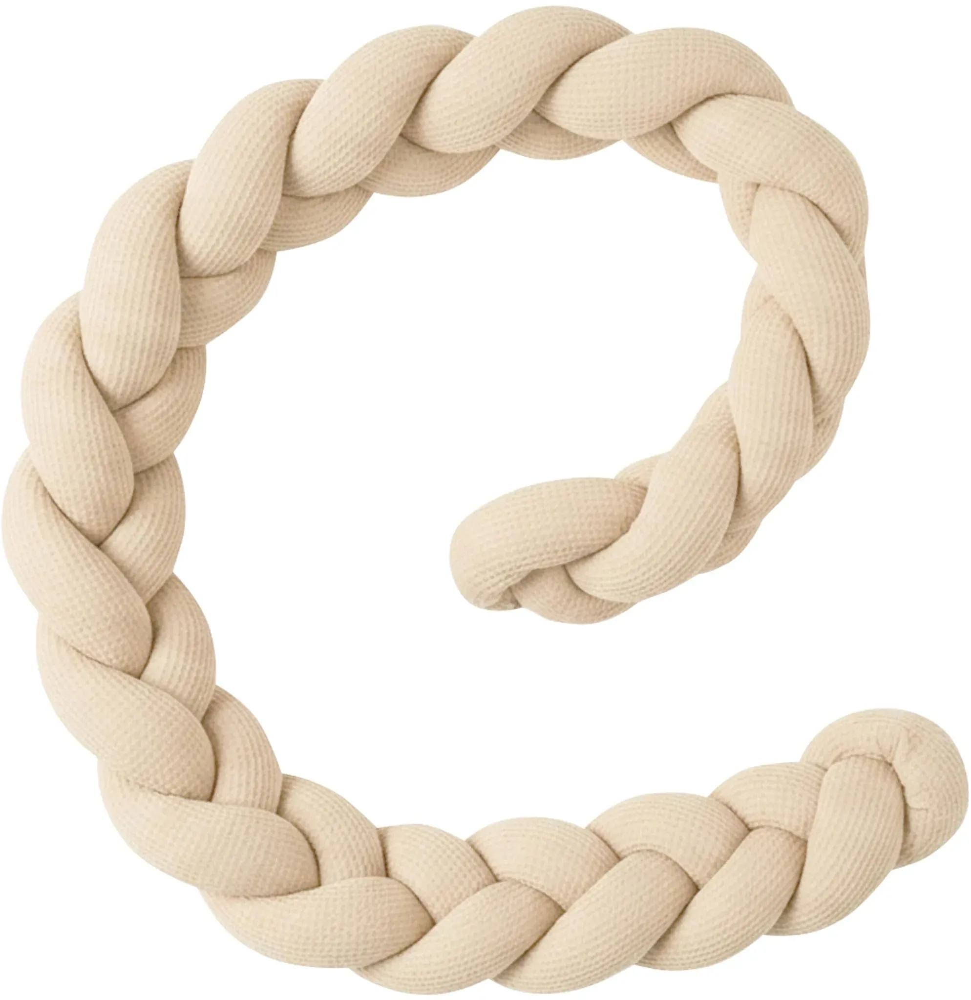 Nordic coast company Nestchenschlange Waffelpiqué 200 cm, beige