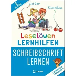 LOEWE VERLAG 978-3-7432-1352-4 Leselöwen Lernhilfen - Schreibschrift lernen - 2. Klasse