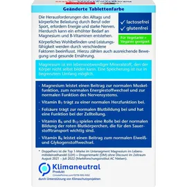 Doppelherz Aktiv Magnesium 400 + B1 + B6 + B12 + Folsäure Tabletten 30 St.