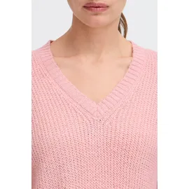 Oxmo V-Ausschnitt-Pullover Rosa XS