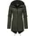Ragwear Damen weiche Strickjacke Übergangsjacke mit Teddy-fleece Wingi Melange YOUMODO Dark Olive Gr. M - M