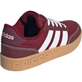 adidas Breakbase Kinder Collegiate Burgundy/Weiß/Shadow Red 40