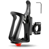 Flaschenträger Fahrrad, Einstellbarer Getränkehalter für Motorrad & Fahrrad – Trinkflaschenhalter für Rahmen & Lenker, geeignet für Mountainbike, Rennrad, Roller (B)